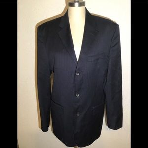 Banana republic blue striped blazer size 40R